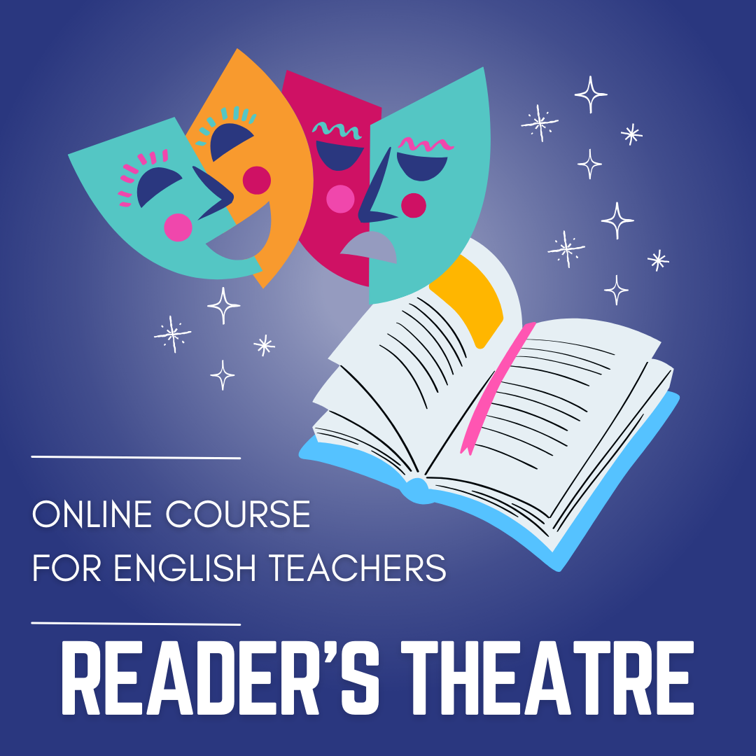 Cours en ligne Théâtral en Anglais (ALS) + Plan de cours complet de 12 leçons pour Collége