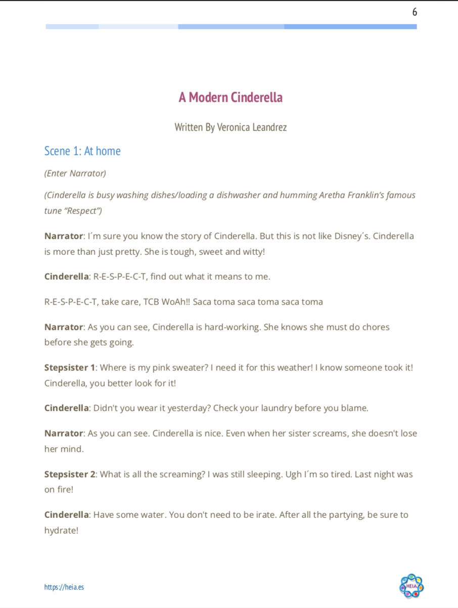 "A Modern Cinderella" Script théâtral en anglais pour Collège - Image 4